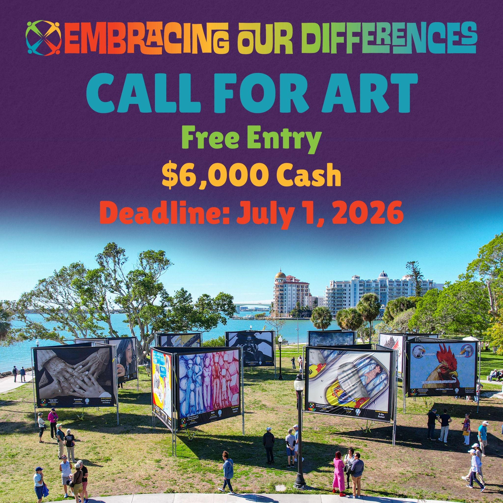 International Call for Artists – 2027 Embracing Our Differences Outdoor Exhibition